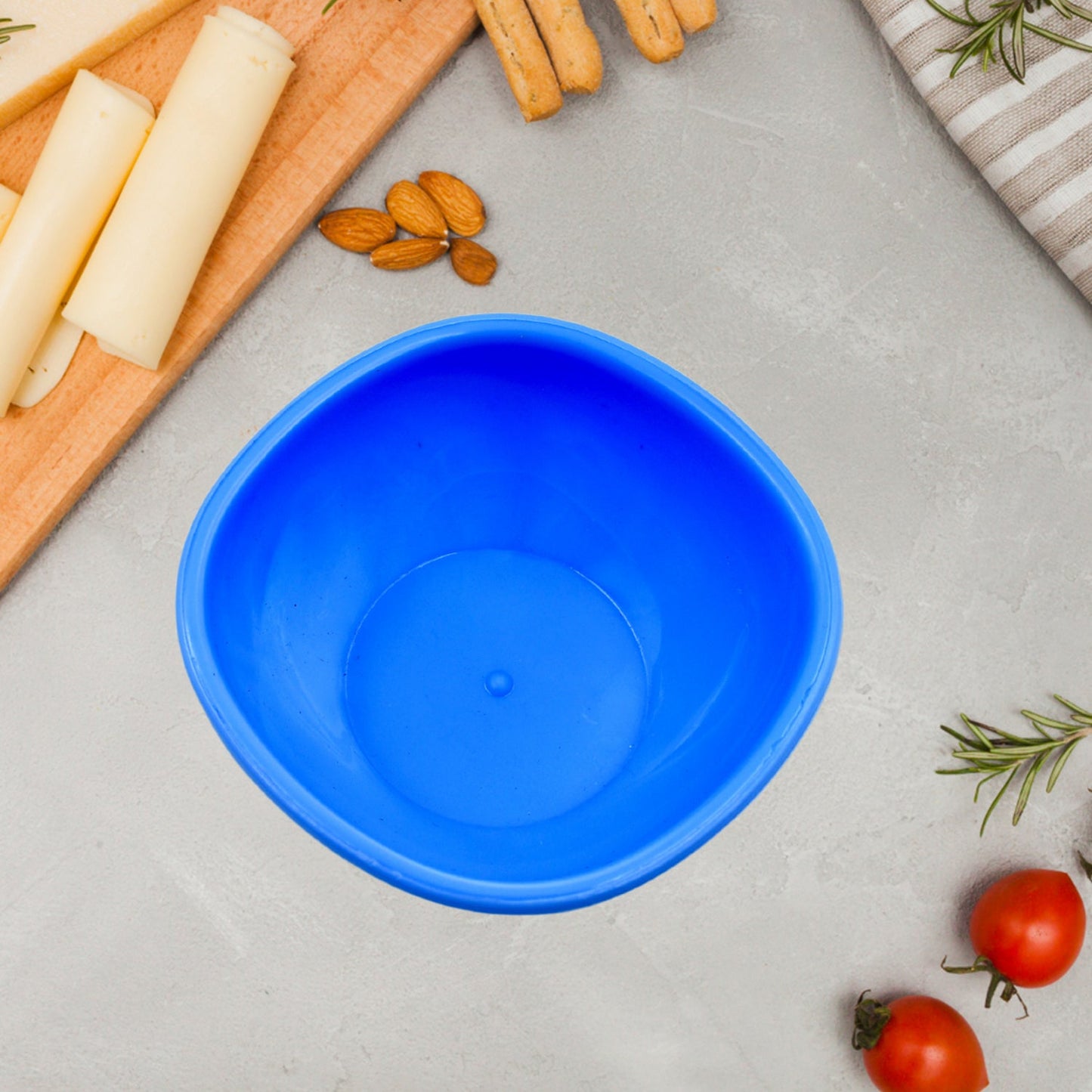 BPA Free Plastic Bowl Set for Cereal Salad Rice Soup Pasta Snack  3 Pc