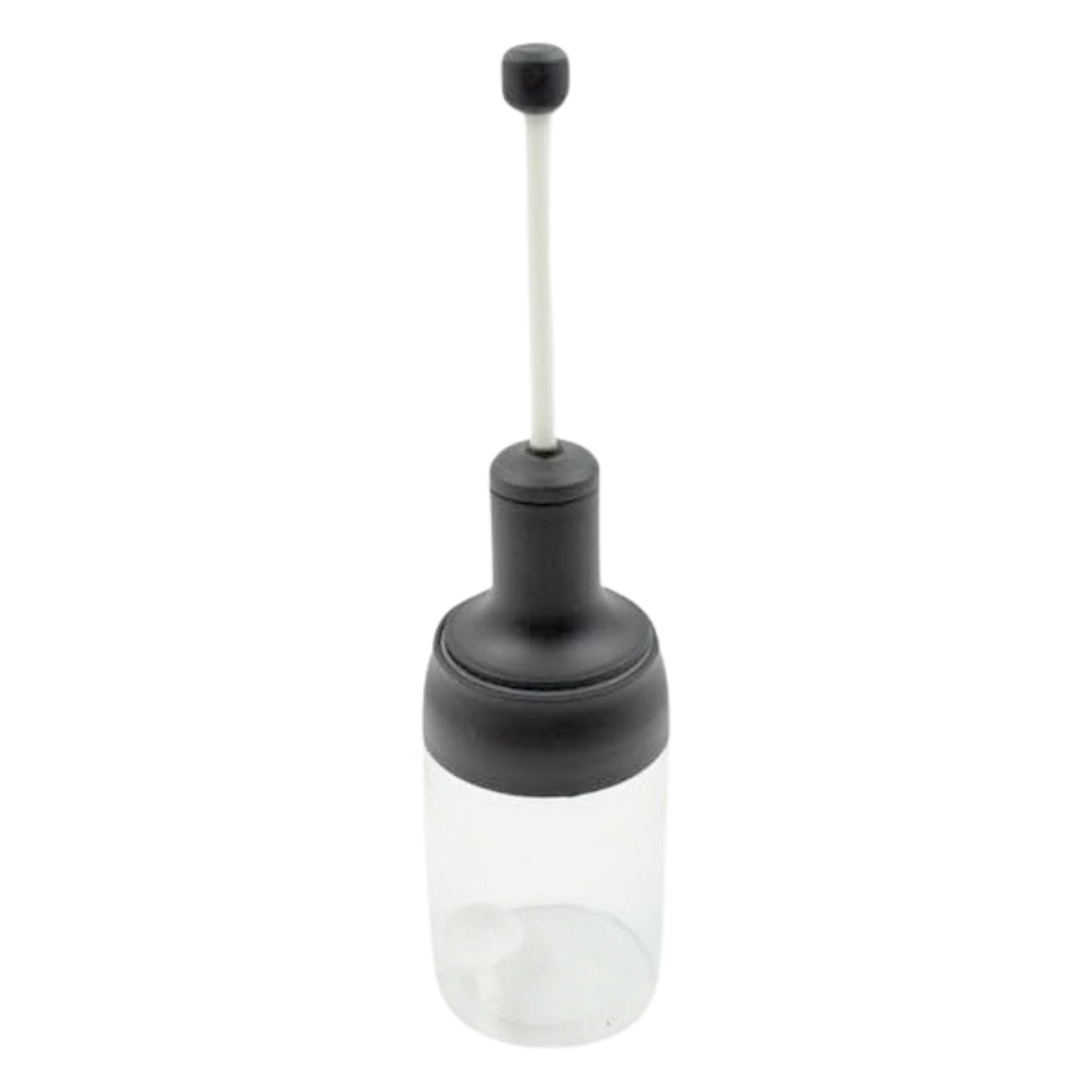 All-in-One Seasoning Jar: Heat-Resistant Glass with Spoon (1 Pc)