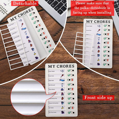 Portable Chores Note Board – Home Management Planning Memo Board (20×12 cm)